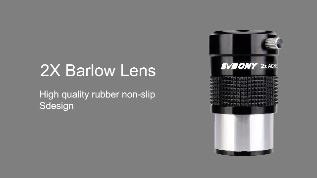 Amazon.com : SVBONY SV137 3X Barlow Lens with Internal Brass Ring